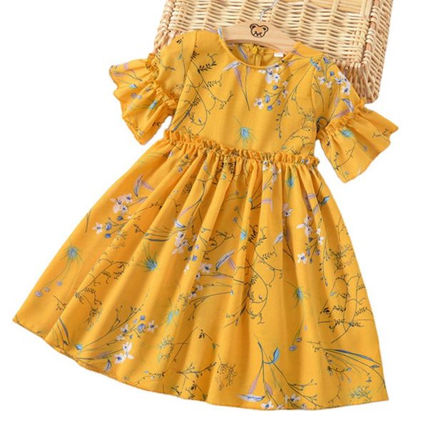 summer new toddler girls dress princess party dress girls flare short sleeves ruched floral print dress 210303, Red;yellow
summer new toddler girls dress princess party dress girls flare short sleeves ruched floral print dress 210303, Red;yellow