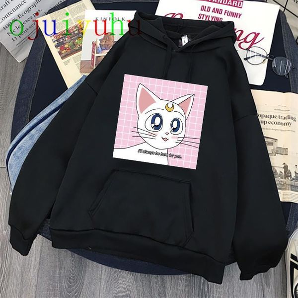 kawaii anime harajuku sailor moon hoodie women ullzang cute cat cartoon korean style sweatshirt 90s fashion graphic hoody female, Black
kawaii anime harajuku sailor moon hoodie women ullzang cute cat cartoon korean style sweatshirt 90s fashion graphic hoody female, Black