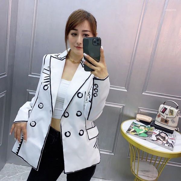 women's suits & blazers cxz700327 fashion 2021 blazer brand design party style women clothing1, White;black
women's suits & blazers cxz700327 fashion 2021 blazer brand design party style women clothing1, White;black