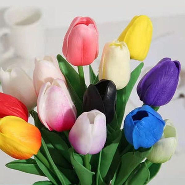 decorative flowers & wreaths tulip artificial flower real touch bouquet fake for wedding decoration home garen decor
decorative flowers & wreaths tulip artificial flower real touch bouquet fake for wedding decoration home garen decor