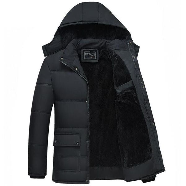 men's down & parkas winter jacket men outwear windproof plus velvet thick warm 5xl male casaco man hat detachable hooded coats clothes, Black
men's down & parkas winter jacket men outwear windproof plus velvet thick warm 5xl male casaco man hat detachable hooded coats clothes, Black
