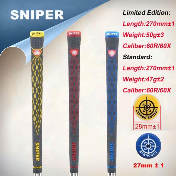 club grips sniper golf grip limited edition/standard iron wood three colors for choose 10pcs/lot large quantity discount
club grips sniper golf grip limited edition/standard iron wood three colors for choose 10pcs/lot large quantity discount