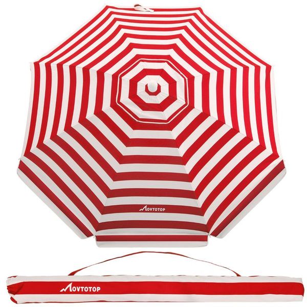 tents and shelters movto1pc 6.5 feet striped beach umbrella uv protection with aluminum pole adjustable sand anchor carr
tents and shelters movto1pc 6.5 feet striped beach umbrella uv protection with aluminum pole adjustable sand anchor carr
