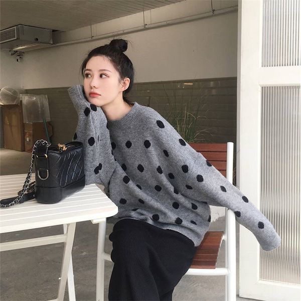 2021 new women autumn knitted two piece set oversize dots pullover sweater and slim bodycon tricot pencil skirt knitwear suit k2762e2j, Black;gray
2021 new women autumn knitted two piece set oversize dots pullover sweater and slim bodycon tricot pencil skirt knitwear suit k2762e2j, Black;gray