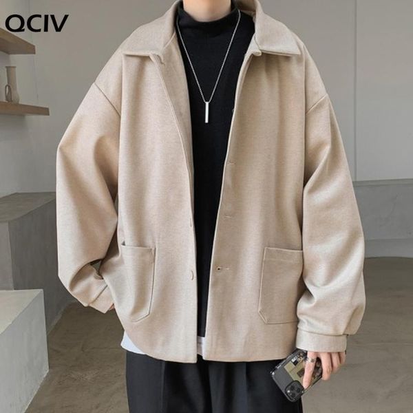 men's wool & blends men single breasted pockets turn-down collar winter warm thicker windbreaker male jacket baggy fashion harajuku sof, Black
men's wool & blends men single breasted pockets turn-down collar winter warm thicker windbreaker male jacket baggy fashion harajuku sof, Black
