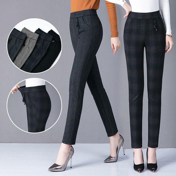 women's pants & capris autumn and winter pipe harlan are thin versatile wide leg casual straight nine point suit, Black;white
women's pants & capris autumn and winter pipe harlan are thin versatile wide leg casual straight nine point suit, Black;white