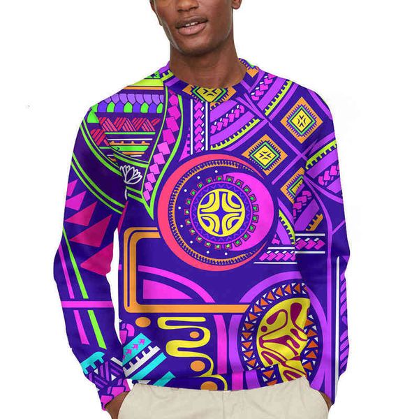 men's hoodies sweatshirts polynian national style round neck sweater printed long sleeve top, Black
men's hoodies sweatshirts polynian national style round neck sweater printed long sleeve top, Black