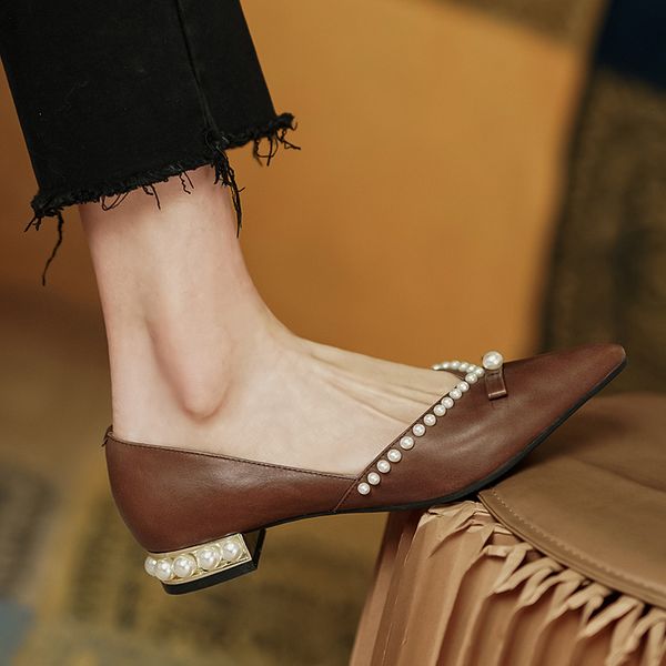 Womens genuine leather beading decoration bow tie korean style pointed toe casual daily single shoes high quality shoes womenDress Shoes, Brown
Womens genuine leather beading decoration bow tie korean style pointed toe casual daily single shoes high quality shoes womenDress Shoes, Brown