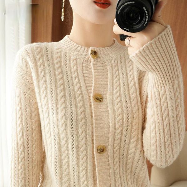 women's knits & tees women 2021 spring autumn elegant o-neck knitted cardigans female single-breasted slim sweater long sleeve outwear, White
women's knits & tees women 2021 spring autumn elegant o-neck knitted cardigans female single-breasted slim sweater long sleeve outwear, White