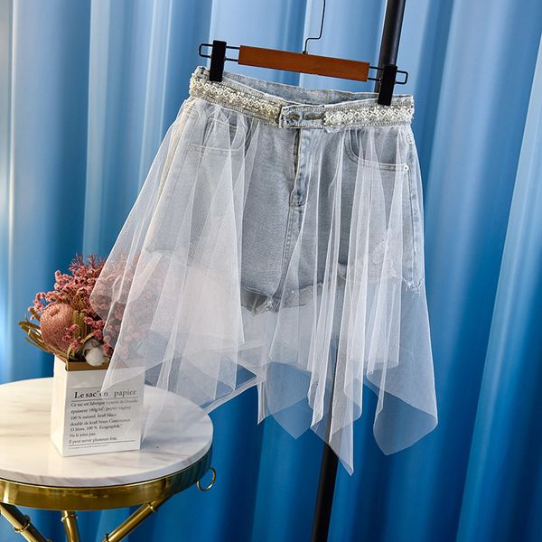 2021 Spring Newly Arrived High Waist Beading Flares Embroidered Red Slivers Blue Light Denim Female Shorts Ti0s 
2021 Spring Newly Arrived High Waist Beading Flares Embroidered Red Slivers Blue Light Denim Female Shorts Ti0s
