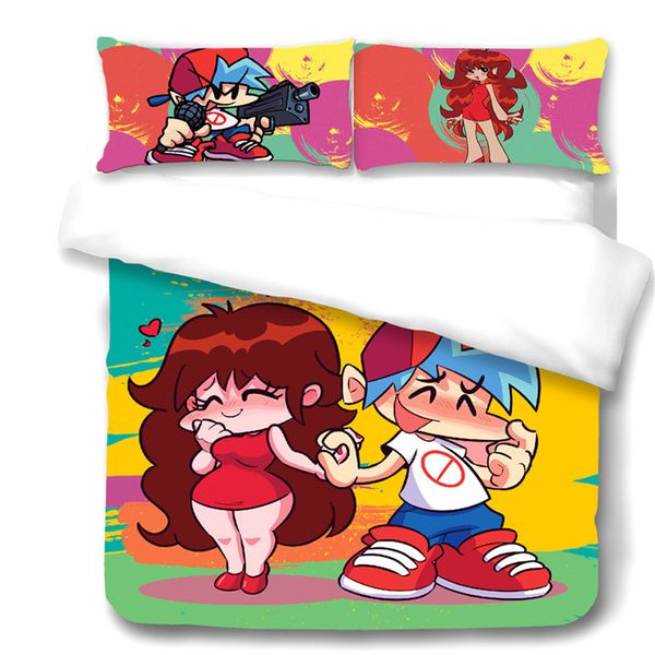 popular animation series friday night funkin 3d printing colorful bedding sets duvet cover-56
popular animation series friday night funkin 3d printing colorful bedding sets duvet cover-56