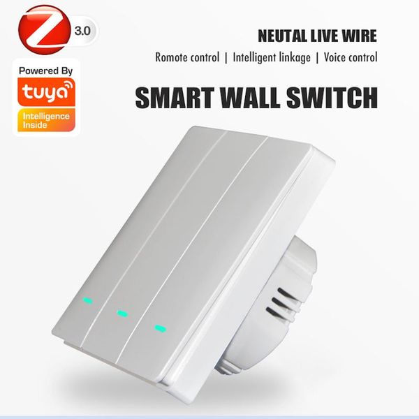 smart home control zigbee light switch single pole 1way to 3way, needs neutral wire, works with alexa and google home, no hub required
smart home control zigbee light switch single pole 1way to 3way, needs neutral wire, works with alexa and google home, no hub required