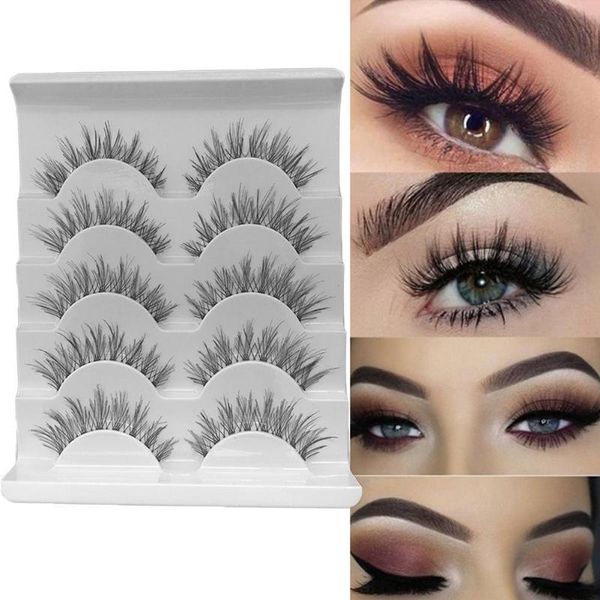 false eyelashes 5pairs 3d mink lashes natural dramatic fluffy soft wispy volume cross reusable eyelash makeup eye
false eyelashes 5pairs 3d mink lashes natural dramatic fluffy soft wispy volume cross reusable eyelash makeup eye