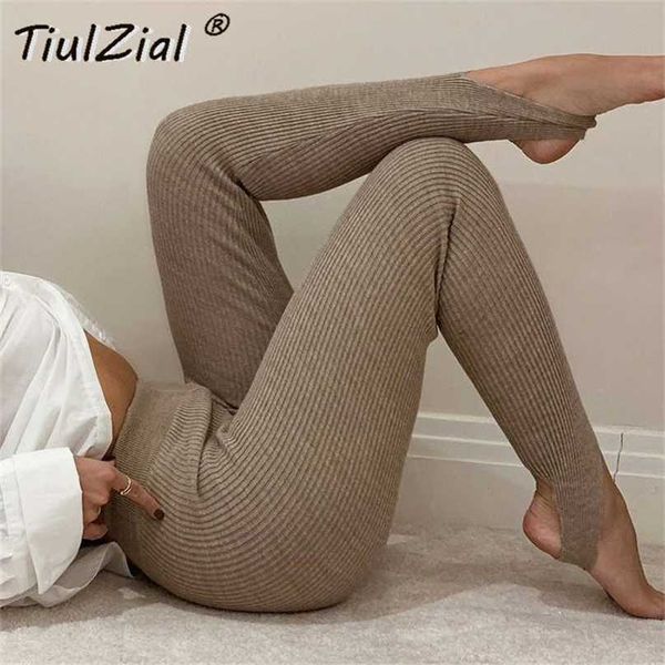 tiulzial ribbed knitt skinny stretch leggings women autumn winter fashion elastic high waist outfit stirrup 211204, Black
tiulzial ribbed knitt skinny stretch leggings women autumn winter fashion elastic high waist outfit stirrup 211204, Black