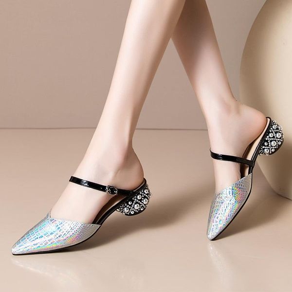 dress shoes summer sandals for women 2021 fashion string bead med heels pointed toe gold party wedding 42, Black
dress shoes summer sandals for women 2021 fashion string bead med heels pointed toe gold party wedding 42, Black