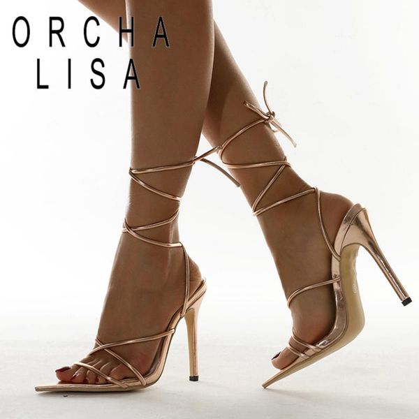 sandals orcha lisa women 2021 pointed toe 12cm super high thin heels lace-up luxury soft big size 35-42 party a3639, Black
sandals orcha lisa women 2021 pointed toe 12cm super high thin heels lace-up luxury soft big size 35-42 party a3639, Black