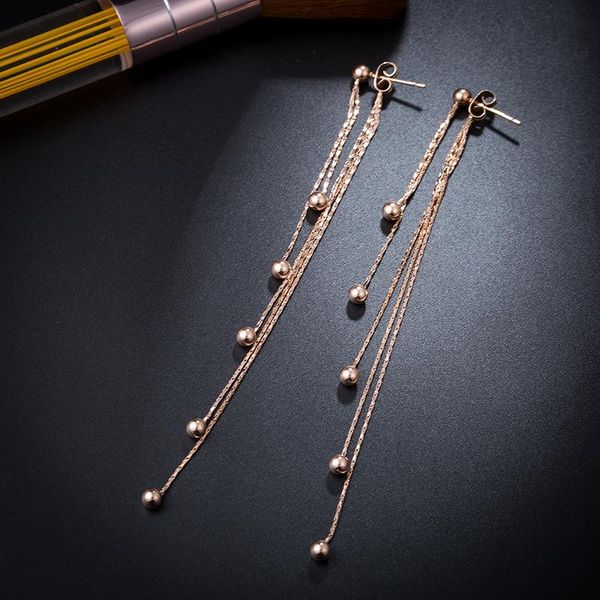 stud 2021 korean earrings titanium steel tassel rose gold long necklace ornament for women, Golden;silver
stud 2021 korean earrings titanium steel tassel rose gold long necklace ornament for women, Golden;silver