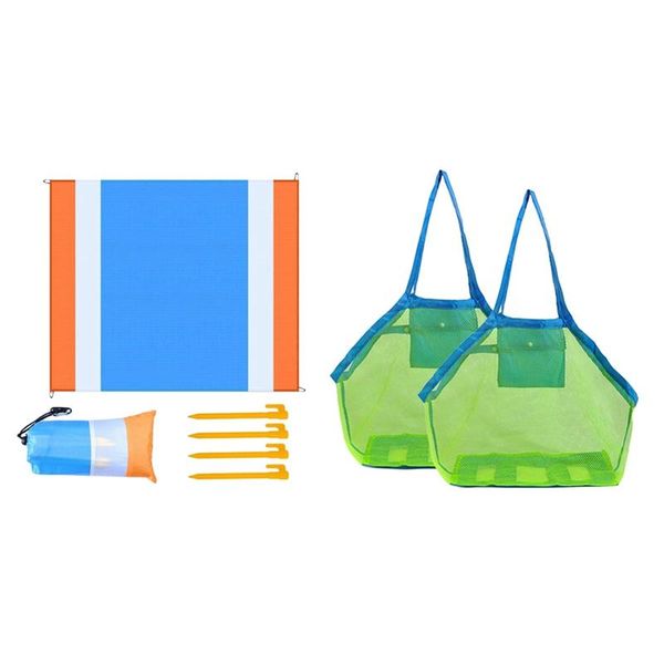 outdoor pads 2pack mesh beach bag with mat picnic blanket extra large 210x200cm sandproof waterproof
outdoor pads 2pack mesh beach bag with mat picnic blanket extra large 210x200cm sandproof waterproof