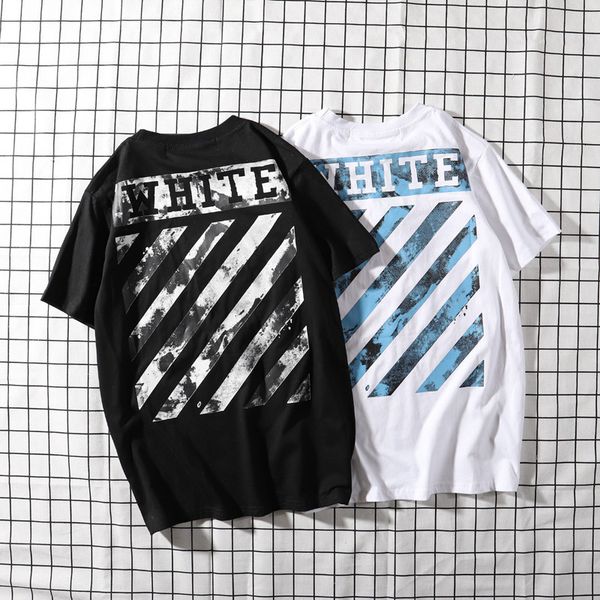 2019 new wave oil painting printing stripe high street fashion brand short sleeve t-shirt for boys and girlson sale, White;black
2019 new wave oil painting printing stripe high street fashion brand short sleeve t-shirt for boys and girlson sale, White;black