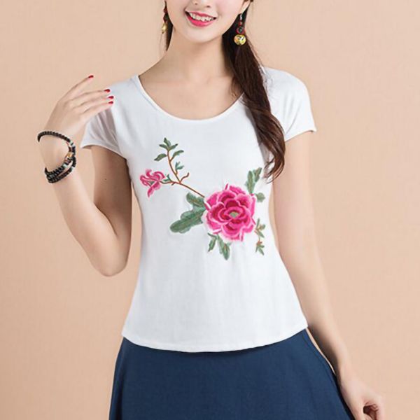 2021 new summer women plus size t shirt 100% cotton embroidery black white solid color basic tshirt ladies casual 2v8f
2021 new summer women plus size t shirt 100% cotton embroidery black white solid color basic tshirt ladies casual 2v8f