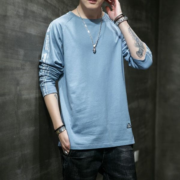 men's t-shirts 2021 style men spring autumn t-shirt boys long sleeve cotton tees size m-5xl, White;black
men's t-shirts 2021 style men spring autumn t-shirt boys long sleeve cotton tees size m-5xl, White;black