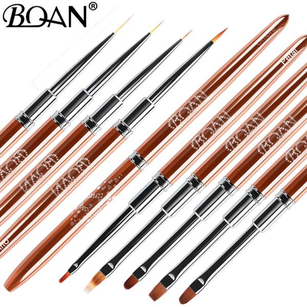 nail brushes bqan rose gold art brush pen oblique head nylon hair acrylic uv gel polish builder painting drawing design manicure, Yellow
nail brushes bqan rose gold art brush pen oblique head nylon hair acrylic uv gel polish builder painting drawing design manicure, Yellow