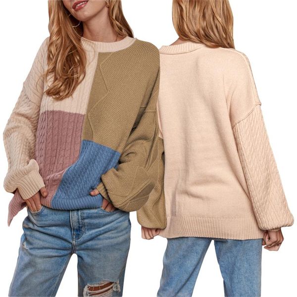 women's sweaters women contrast color sweater, ladies fashion long sleeve o-neck knitted pullover for autumn, winter, White;black
women's sweaters women contrast color sweater, ladies fashion long sleeve o-neck knitted pullover for autumn, winter, White;black