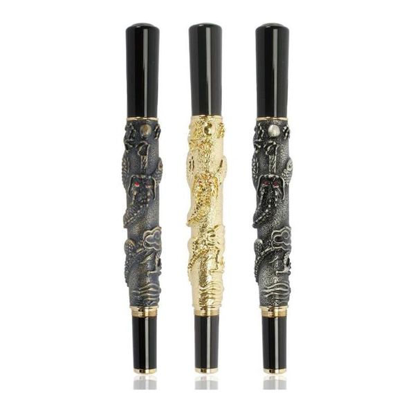 vintage black dragon style fountain pen brand metal fine iraurita nib 0.5mm ink pens writing stationery school office supply
vintage black dragon style fountain pen brand metal fine iraurita nib 0.5mm ink pens writing stationery school office supply