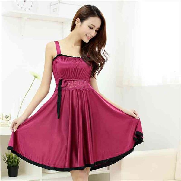 solid chiffon nightgown temperament silk nightdress women pijama summer lace temptation princess sleepwear, Black;red
solid chiffon nightgown temperament silk nightdress women pijama summer lace temptation princess sleepwear, Black;red
