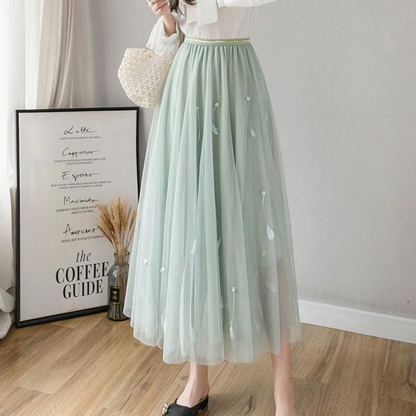 skirts fashion tulle skirt women 2021 autumn winter korean long maxi female high waist feather nail beads pleated pink, Black
skirts fashion tulle skirt women 2021 autumn winter korean long maxi female high waist feather nail beads pleated pink, Black