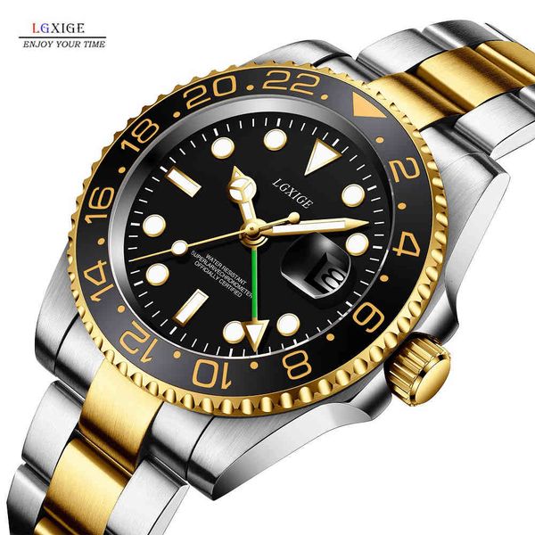 men watches saffier glass 41mm ceramic games automatic mechanical 100m waterproof classic fashion luxury clock + box, Slivery;brown
men watches saffier glass 41mm ceramic games automatic mechanical 100m waterproof classic fashion luxury clock + box, Slivery;brown
