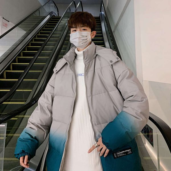 winter new student bread jacket trend gradient down jacket men's short thickened hip hop jacket men's wearwinter, Black
winter new student bread jacket trend gradient down jacket men's short thickened hip hop jacket men's wearwinter, Black