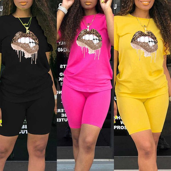elastic waist solid color shorts set women tracksuit 2 piece set plus size big lips print 2 piece set and pant clothes 210527, White
elastic waist solid color shorts set women tracksuit 2 piece set plus size big lips print 2 piece set and pant clothes 210527, White