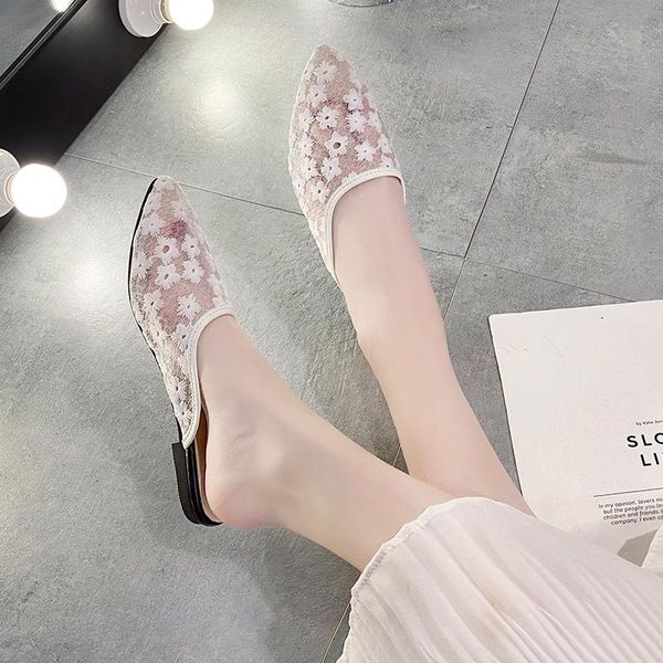 slippers women mules shoes 2021 summer fashion flats elegant beige slides mesh breathable daily office, Black
slippers women mules shoes 2021 summer fashion flats elegant beige slides mesh breathable daily office, Black
