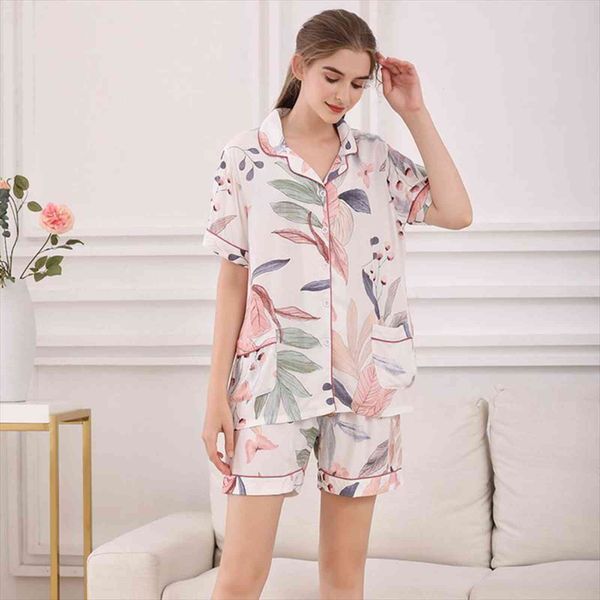 summer sweet pink pajamas womens sleepwears set leaves printed fresh style 2pcs ladies sleepwear comfort loose casual wear amp homewear, Black;red
summer sweet pink pajamas womens sleepwears set leaves printed fresh style 2pcs ladies sleepwear comfort loose casual wear amp homewear, Black;red