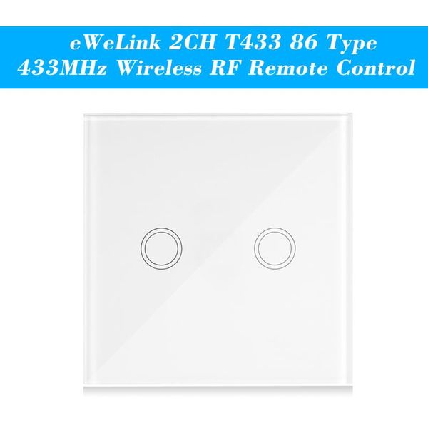 ewelink t433 86 type luxury wall touch panel sticky 433mhz wireless rf remote control transmitter automation modules 2/3 gang
ewelink t433 86 type luxury wall touch panel sticky 433mhz wireless rf remote control transmitter automation modules 2/3 gang