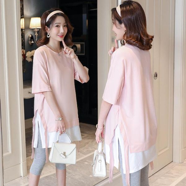 maternity & tees 2022# cotton patchwork shirts summer fashion plus size loose clothes for pregnant women pregnancy drop, White
maternity & tees 2022# cotton patchwork shirts summer fashion plus size loose clothes for pregnant women pregnancy drop, White