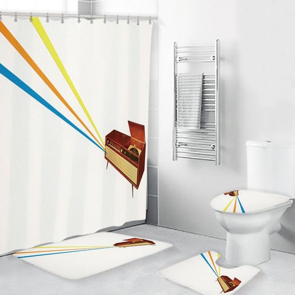 shower curtains 4pcs/set simple colorful line waterproof bathroom curtain set non-slip rugs toilet lid cover bath mat home decor
shower curtains 4pcs/set simple colorful line waterproof bathroom curtain set non-slip rugs toilet lid cover bath mat home decor