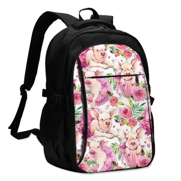 backpack bags school for boy girl teenagercute pig watercolor usb charge computer lapback pack
backpack bags school for boy girl teenagercute pig watercolor usb charge computer lapback pack