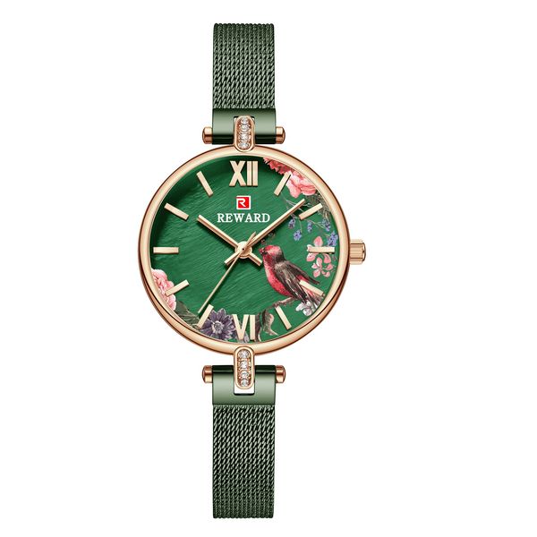 reward watches rd22039l flower bird quartz movement women watch stainless steel waterproof wristwatches ladies relojies mesh band lady clock, Slivery;brown
reward watches rd22039l flower bird quartz movement women watch stainless steel waterproof wristwatches ladies relojies mesh band lady clock, Slivery;brown