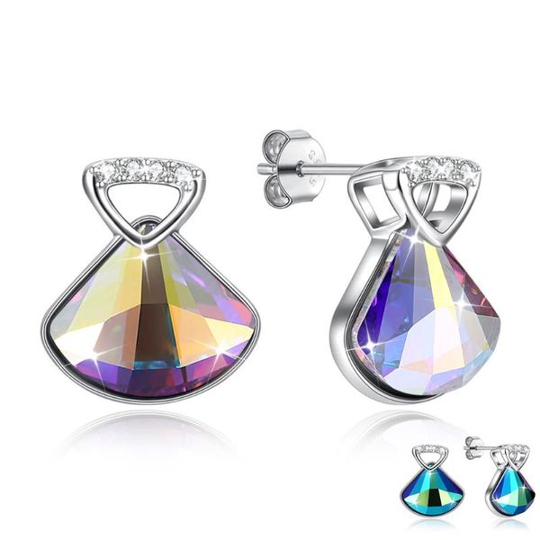 stud zemior 925 sterling silver earrings shining geometric austria crystal hanging for women party fashion jewelry, Golden;silver
stud zemior 925 sterling silver earrings shining geometric austria crystal hanging for women party fashion jewelry, Golden;silver