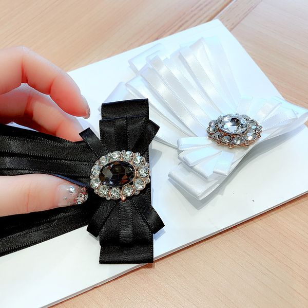 women vintage ribbon elegant bow tie for necktie rhinestone crystal bowtie brooch wedding party formal dress black white color, Black;gray
women vintage ribbon elegant bow tie for necktie rhinestone crystal bowtie brooch wedding party formal dress black white color, Black;gray