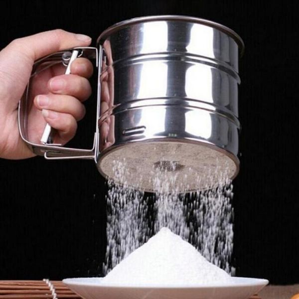 new arrival flour shaker handheld semi-automatic stainless steel cup powder flour sieve for home
new arrival flour shaker handheld semi-automatic stainless steel cup powder flour sieve for home