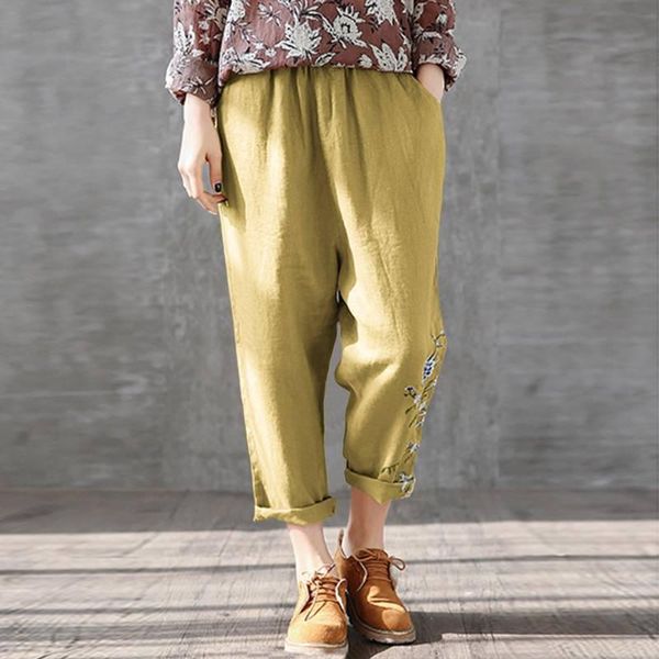 women's pants & capris 2021 summer long turnip pantalon zanzea casual vintage harem trousers women elastic waist printed cotton female, Black;white
women's pants & capris 2021 summer long turnip pantalon zanzea casual vintage harem trousers women elastic waist printed cotton female, Black;white