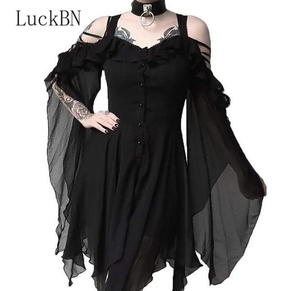 casual dresses women's clothing gothic style 5xl large size dress 5 color 8 yards strapless sleeves irregular button, Black;gray
casual dresses women's clothing gothic style 5xl large size dress 5 color 8 yards strapless sleeves irregular button, Black;gray