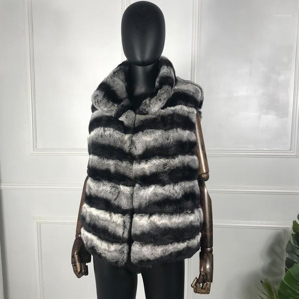 women's fur & faux women vest coat real jacket 2021 autumn winter fashion stand collar overcoats customizable, Black
women's fur & faux women vest coat real jacket 2021 autumn winter fashion stand collar overcoats customizable, Black