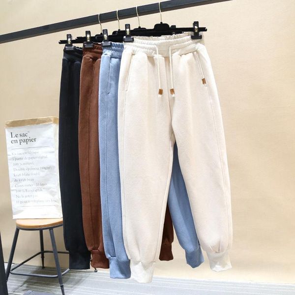 women's pants & capris 2021 fall/winter harem loose fleece casual slimming women baggy jogger drawstring sweatpants, Black;white
women's pants & capris 2021 fall/winter harem loose fleece casual slimming women baggy jogger drawstring sweatpants, Black;white