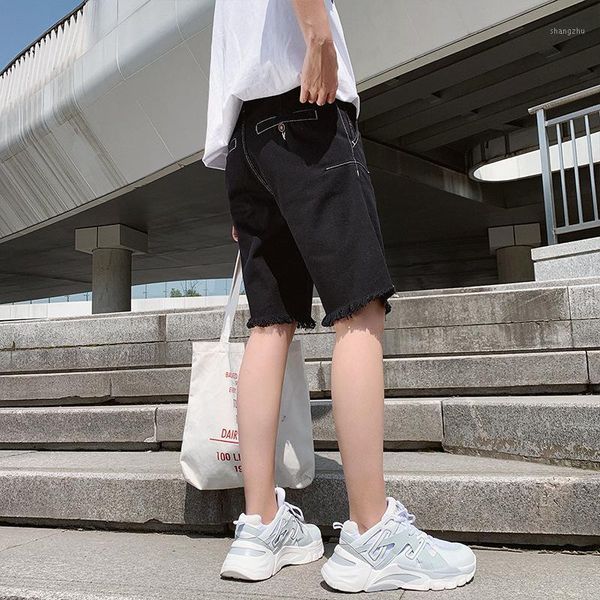 men's shorts summer leisure stretch ripped short jeans fashion casual slim fit cotton breathable denim male clothes, White;black
men's shorts summer leisure stretch ripped short jeans fashion casual slim fit cotton breathable denim male clothes, White;black