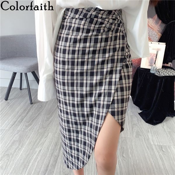 colorfith new 2021 utumn winter women skirt in cge high wist vintge elegnt wild irregulr checkered plid skirt sk7633, Black
colorfith new 2021 utumn winter women skirt in cge high wist vintge elegnt wild irregulr checkered plid skirt sk7633, Black