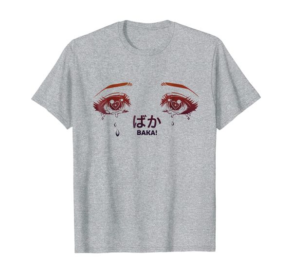 funny anime shirt for otaku "baka", White;black 
funny anime shirt for otaku "baka", White;black